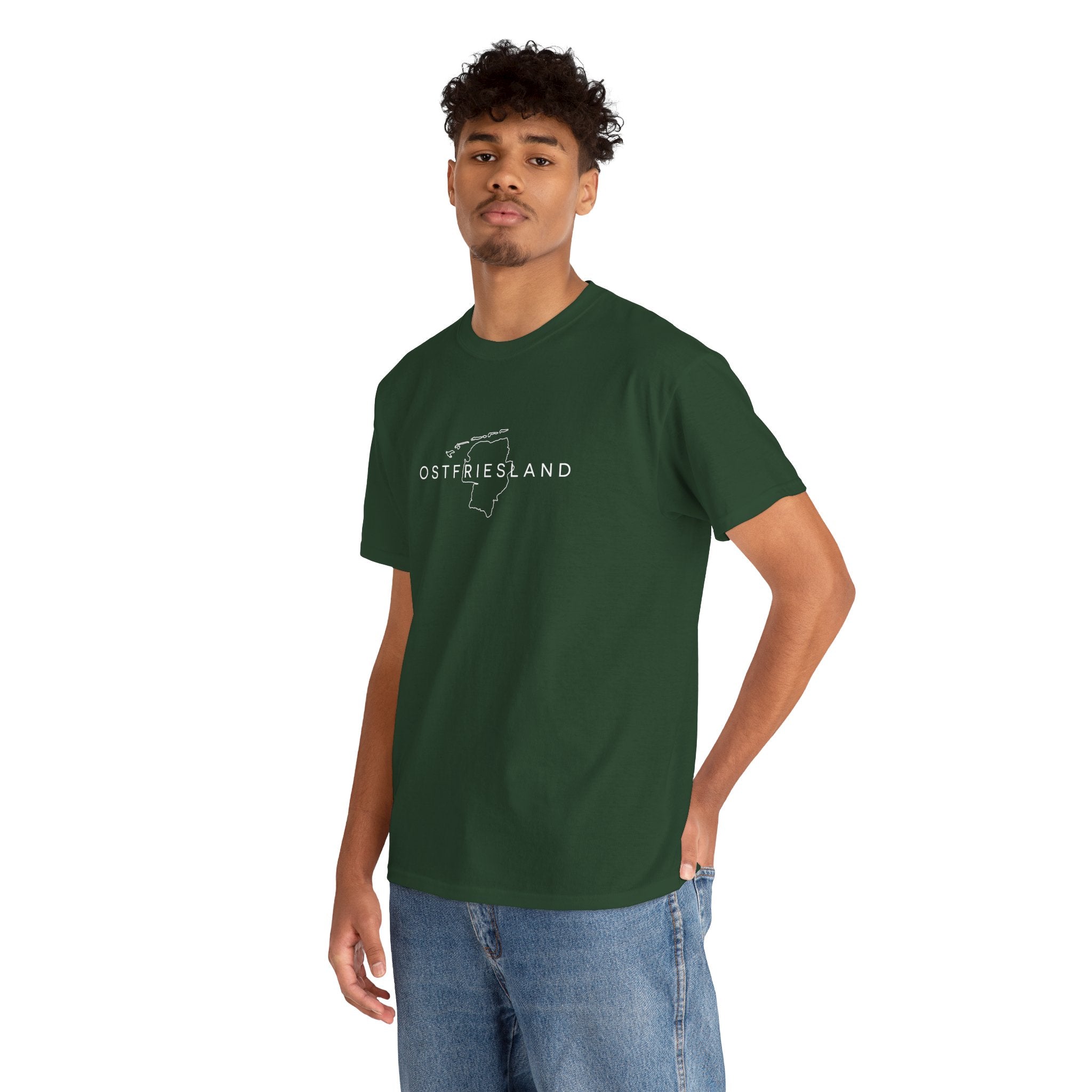 Ostfriesland Minimalistische Karte T-Shirt
