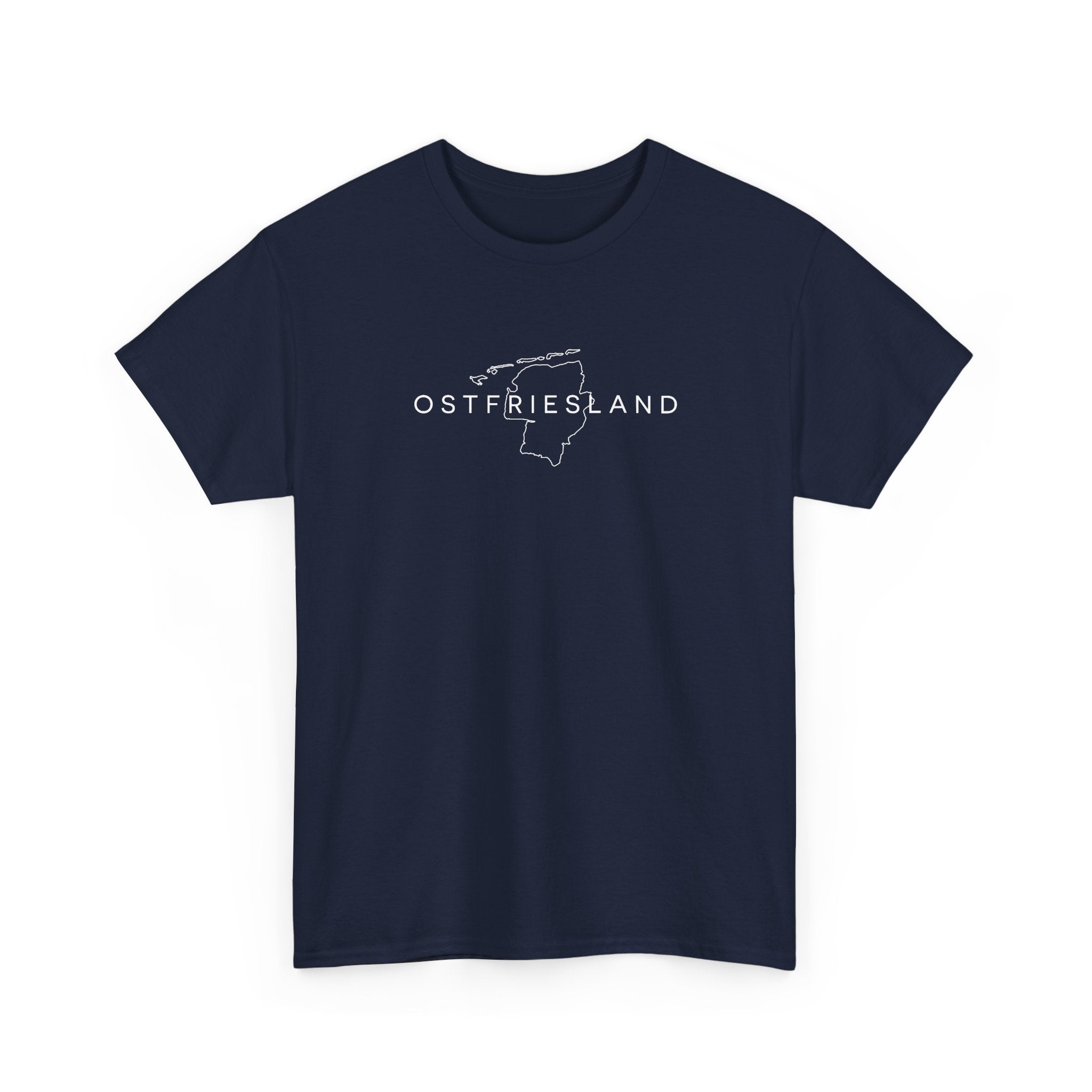 Ostfriesland Minimalistische Karte T-Shirt