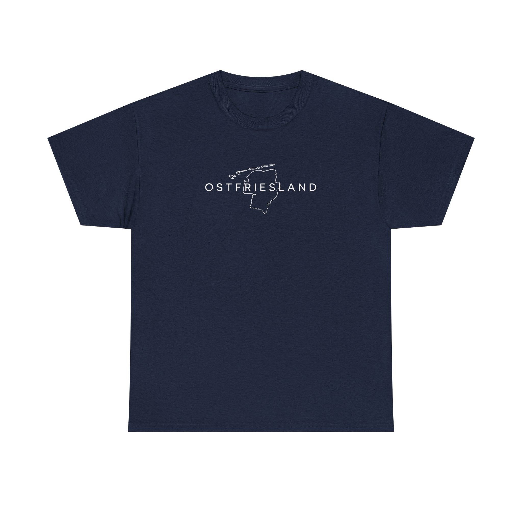 Ostfriesland Minimalistische Karte T-Shirt