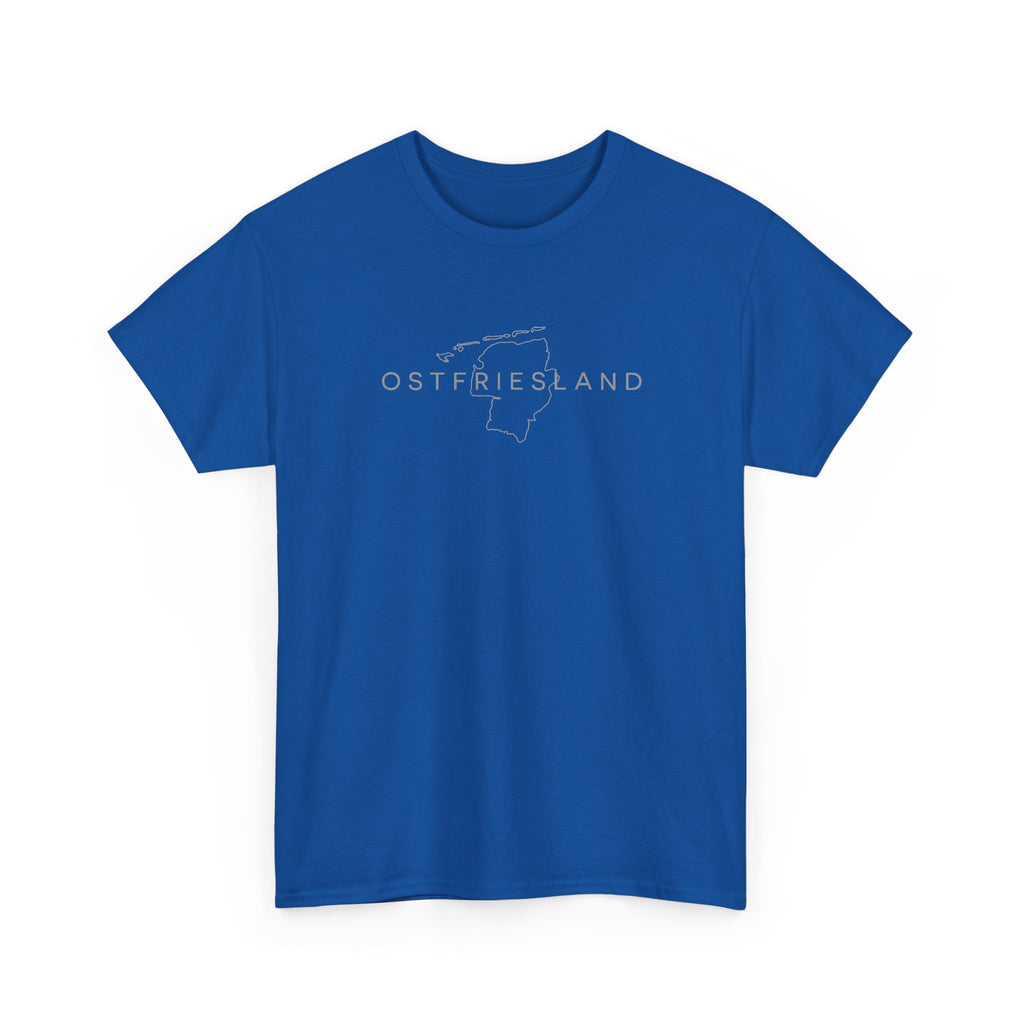 Ostfriesland Minimalistische Karte T-Shirt