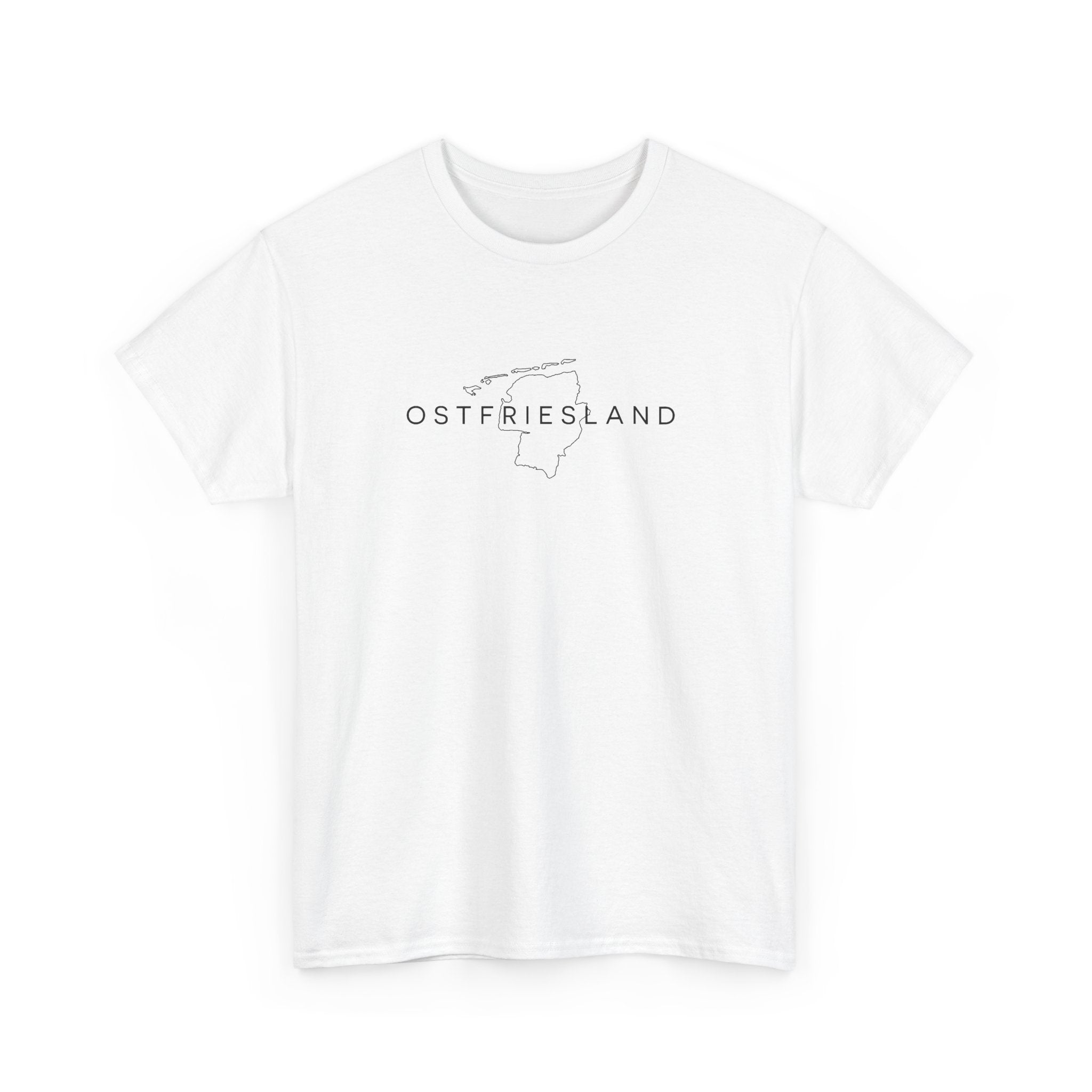 Ostfriesland Minimalistische Karte T-Shirt