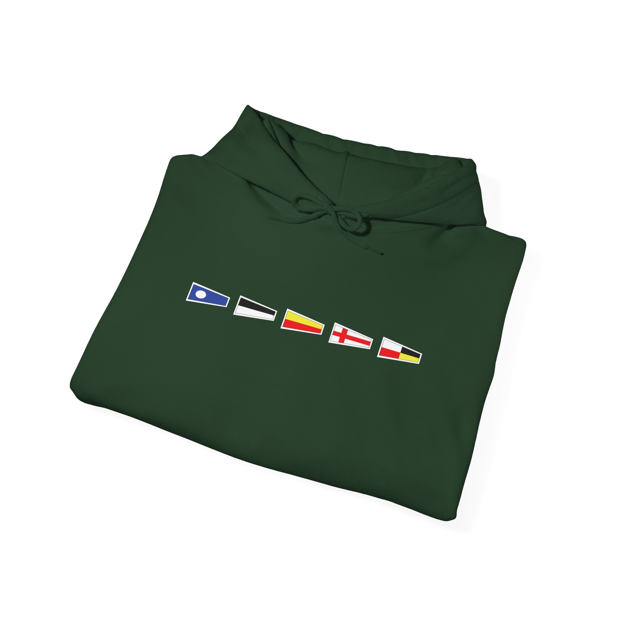 Nautische Flaggen "26789 Leer" Hoodie