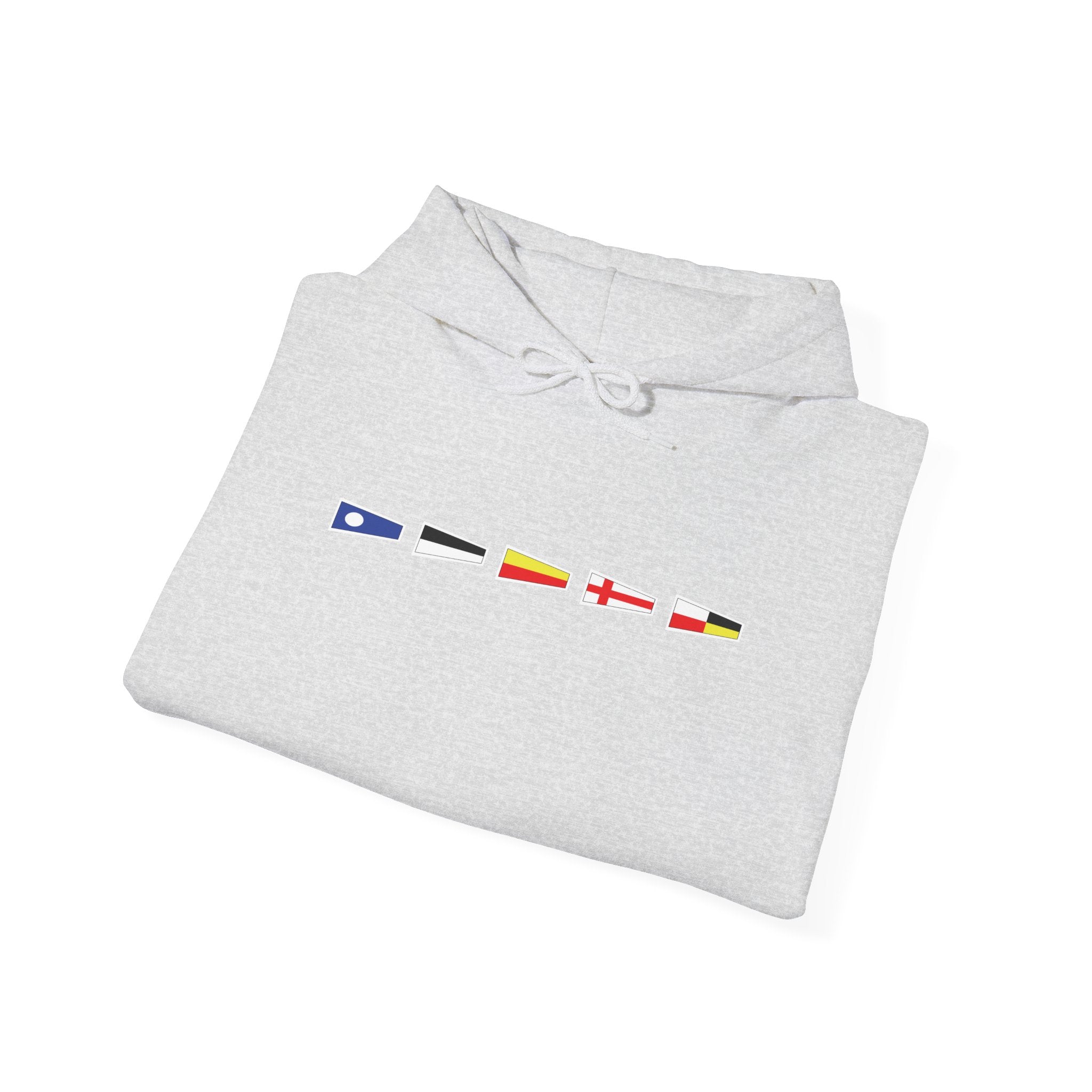 Nautische Flaggen "26789 Leer" Hoodie