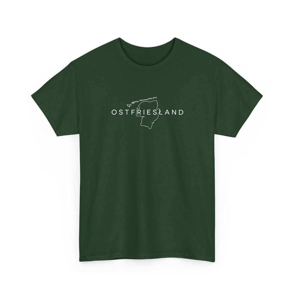 Ostfriesland Minimalistische Karte T-Shirt