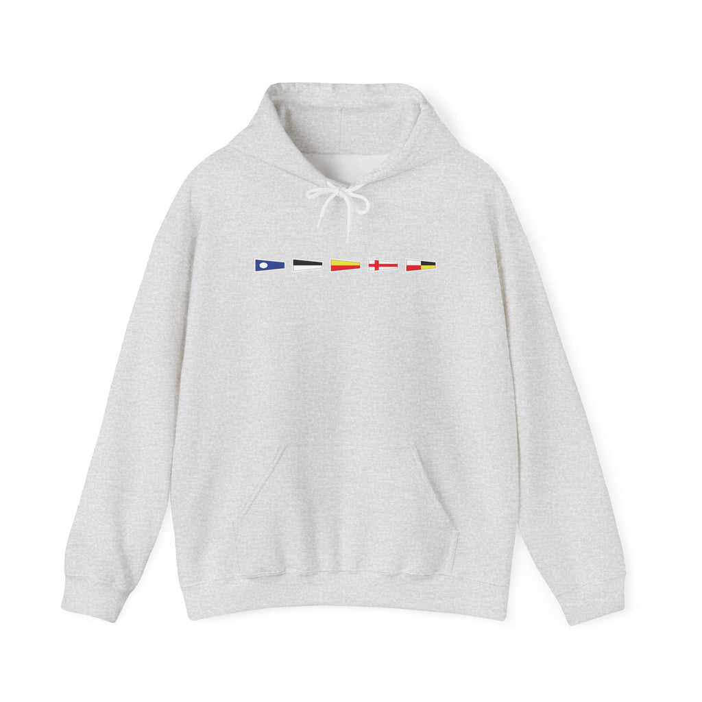 Nautische Flaggen "26789 Leer" Hoodie