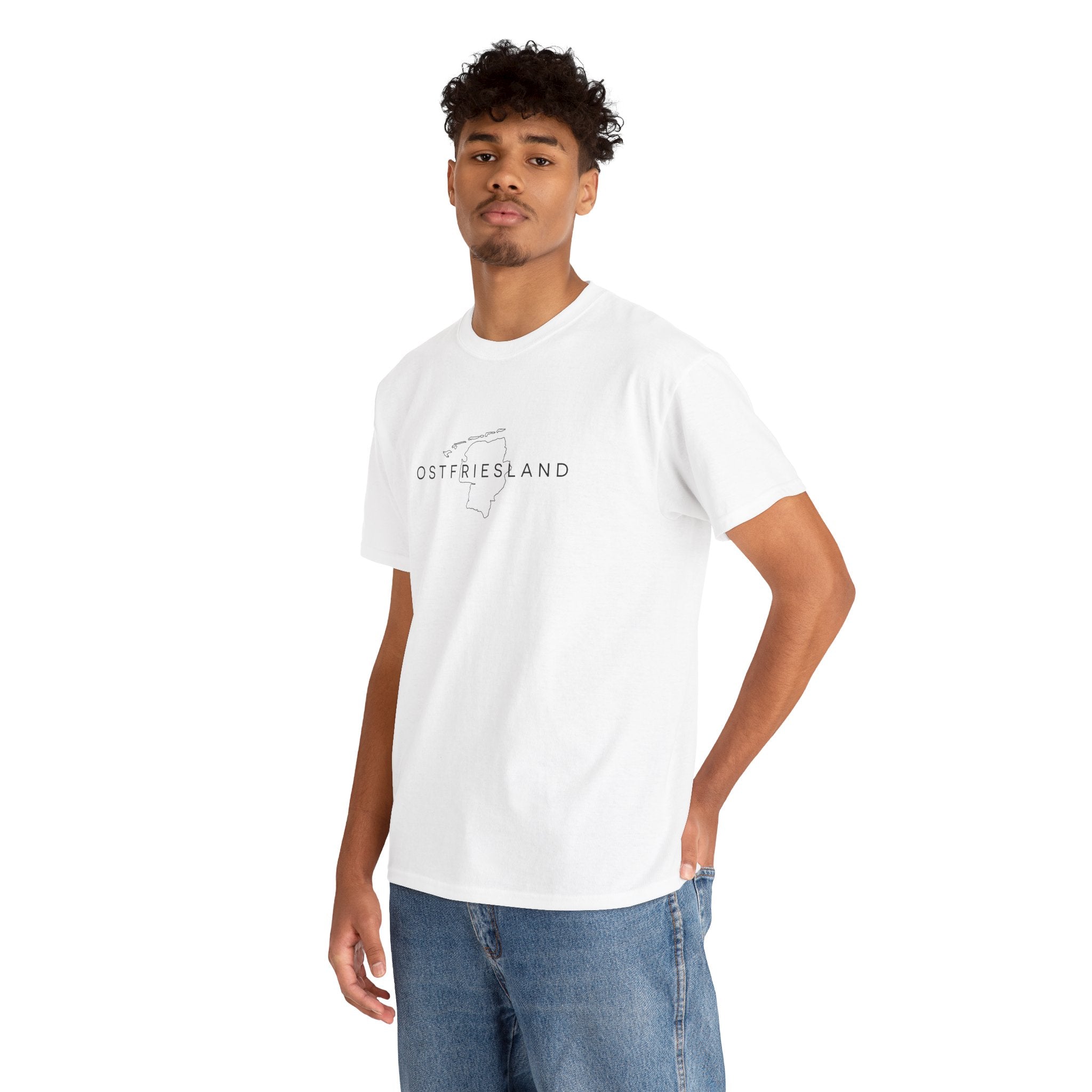Ostfriesland Minimalistische Karte T-Shirt