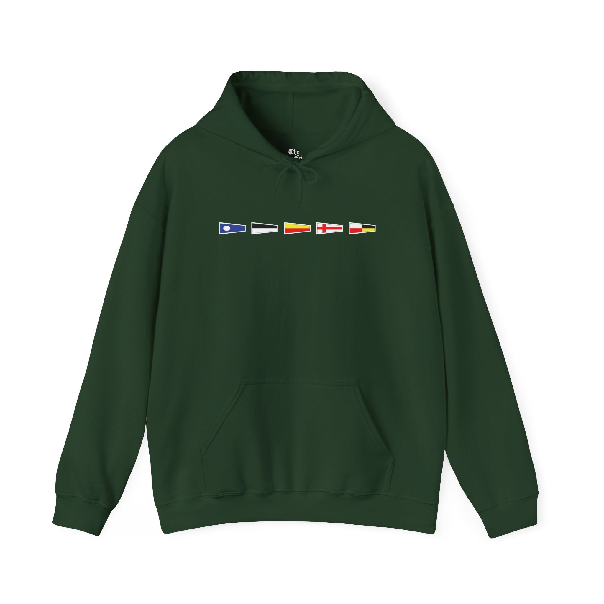 Nautische Flaggen "26789 Leer" Hoodie