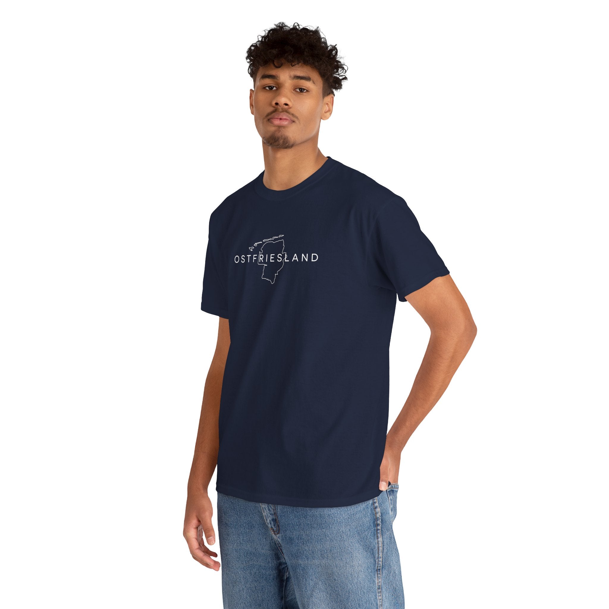 Ostfriesland Minimalistische Karte T-Shirt
