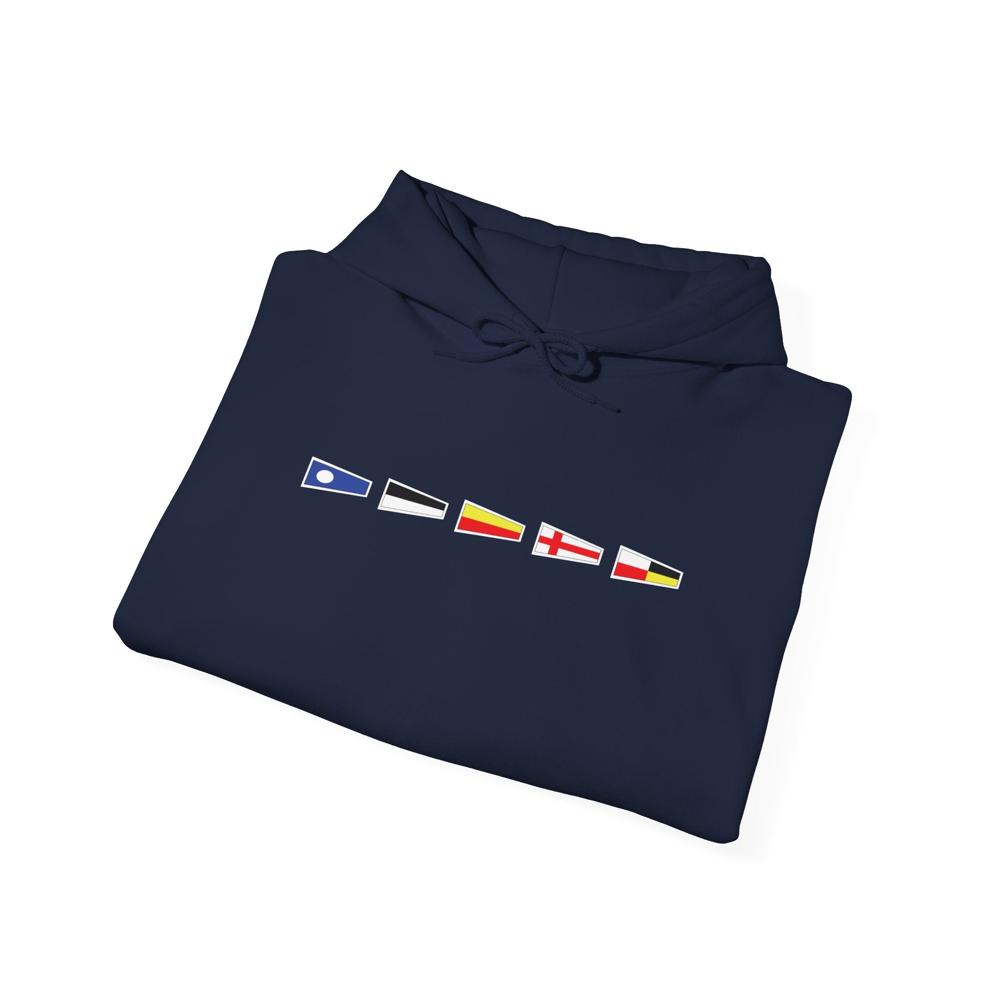 Nautische Flaggen "26789 Leer" Hoodie