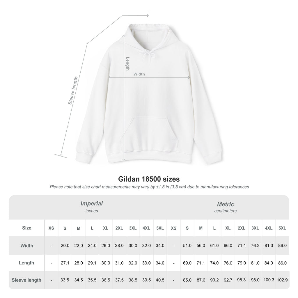 Nautische Flaggen "26789 Leer" Hoodie